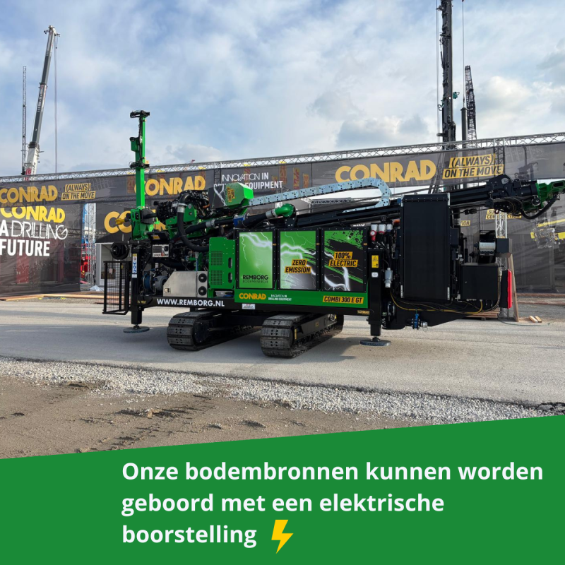 Elektrisch boren bodemenergie