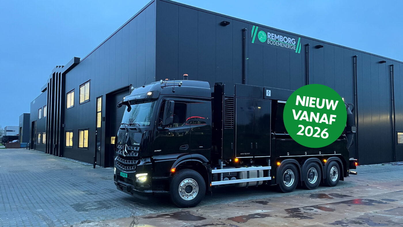 Zuigtechniek vrachtauto