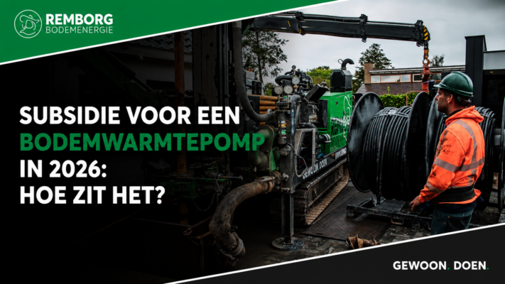 Afbeelding plaatsing bodemwarmtepomp