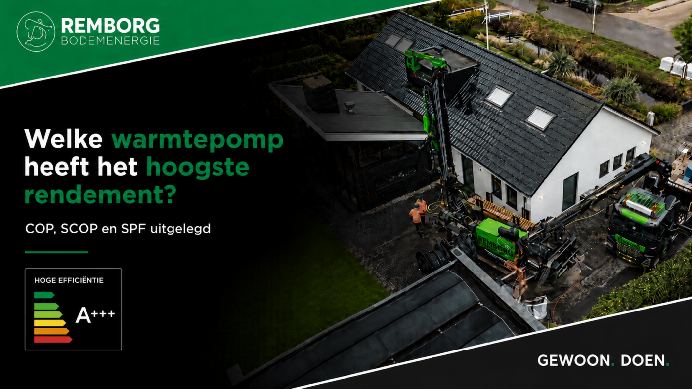 welke warmtepomp heeft het hoogste rendement - remborg aan het werk